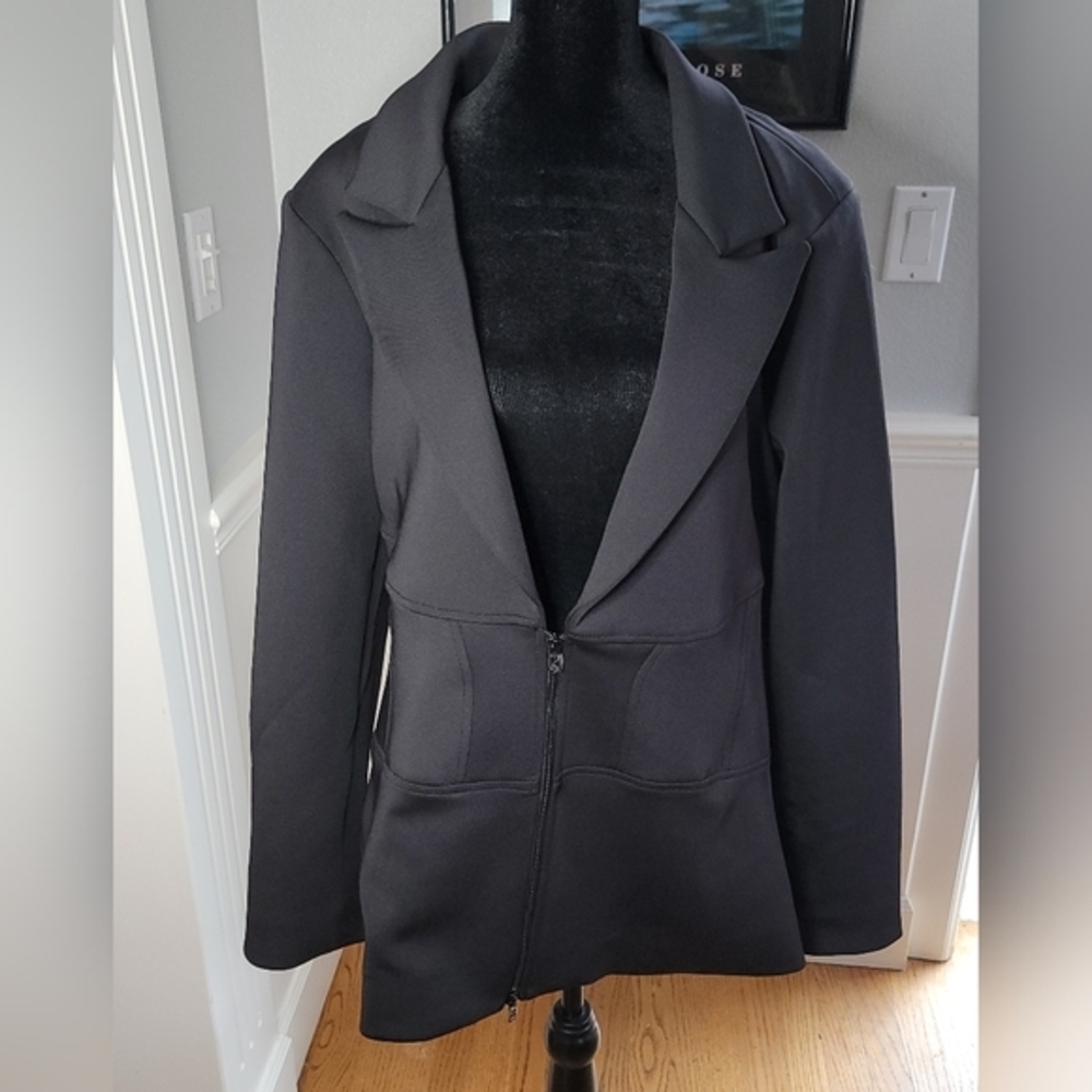 Good American Waisted Stretch jacket, Sz5X - Picture 2 of 8